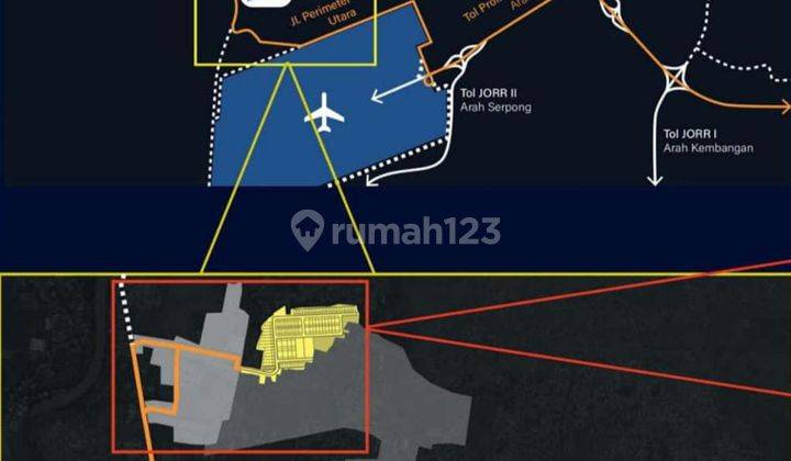 Gudang Ada 3 Blok di Komplek Airport City Dekat Bandara Soetta  2