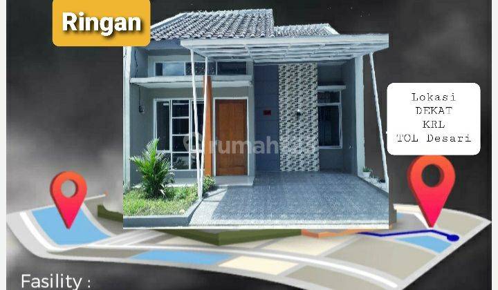 Rumah murah Ahsuran trrjangkau di depok 1