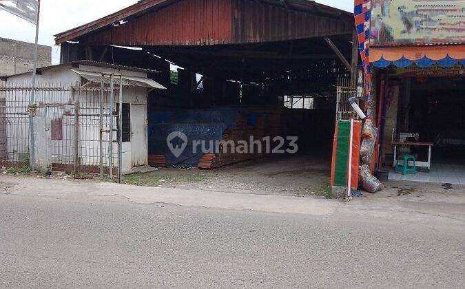 Tanah Lokasi Ramai Pinggir Jalan Ujung Harapan Bekasi Utara 1