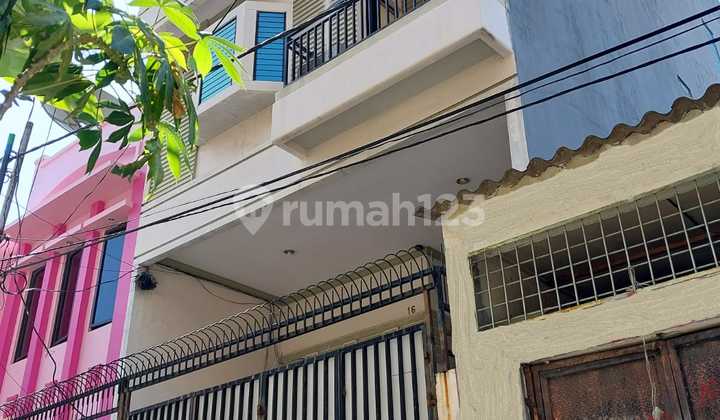 Rumah Pademangan 4, Near Prj 3Lt LT 6X17 SHM, Cocok Buat Konveksi, Kosan, Hunian, Bebas Banjir Dekat Kemana Mana