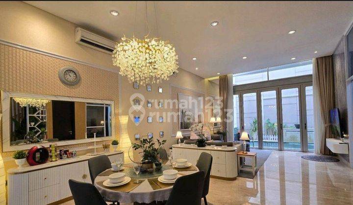 LUXURIOUS HOUSE AT GOLF ISLAND, FULL MARMER 3 LANTAI FULLFURNISHED, SWIMMING POOL 1