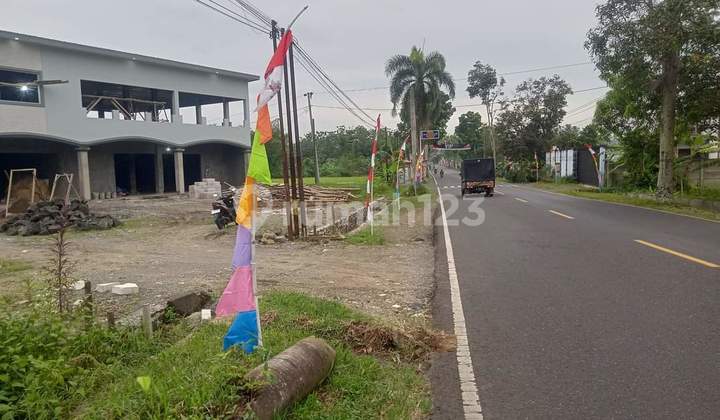 Two-story shop house on Somagede Banyumas provincial road. 2