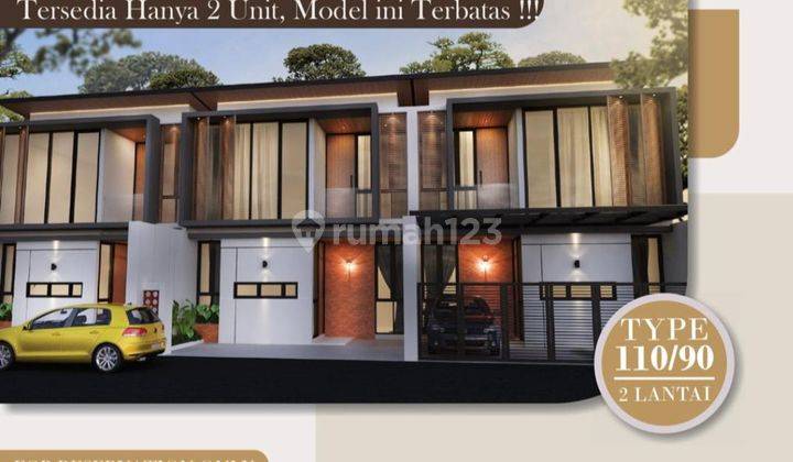 Rumah baru modern 2 lantai dekat kampus UNSOED, GOR Purwokerto 1