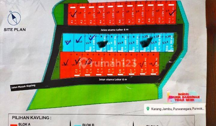 Tanah Kavling Purwanegara Dekat Kampus Uin Purwokerto 1