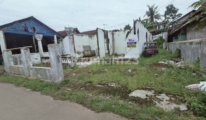 Tanah kosong bonus bangunan lama Porka Purwokerto Barat