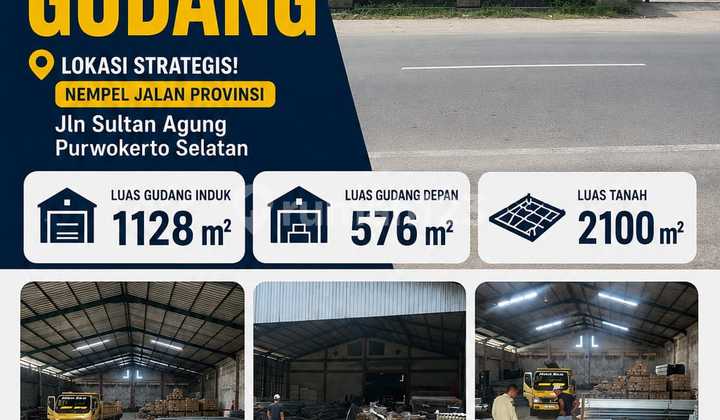 Disewakan Gudang Strategis Jln Sultan Agung Purwokerto Disewakan Gudang Strategis Jln Sultan Agung Purwokerto