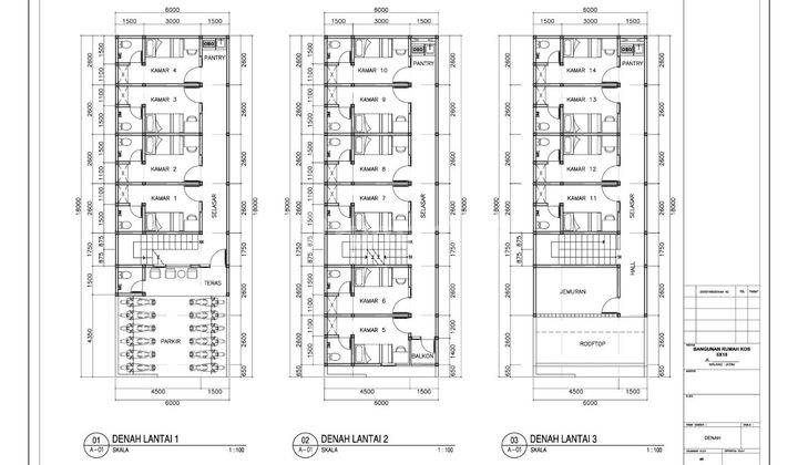 DIJUAL KOST EKSKLISIF BARU DI JALAN BUNGA KARET, SOEKARNO HATTA, KOTA MALANG 2