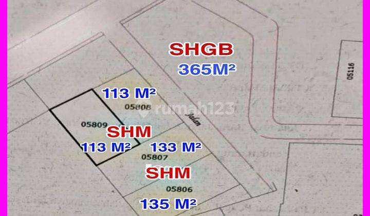 Dhyana Dijual Tanah Luas 859m2 di Jalan Raya Jelambar 1