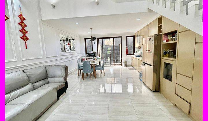 dhyana Rumah semifurnish uk 5x20m di komplek kavling polri 1