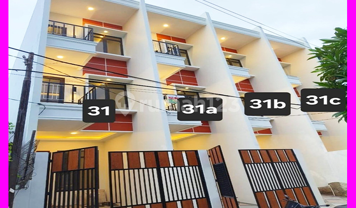 Dhyana Rumah Ukuran 3X16m di Komplek Taman Ratu Kebun Jeruk