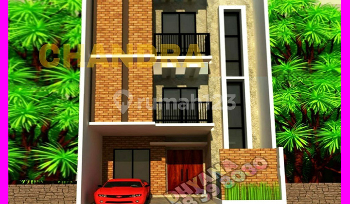 Dhyana Rumah baru ukuran 6.5x16m di komplek kavling polri