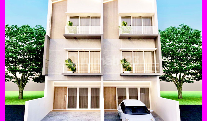 Dhyana Rumah Baru Ukuran 3.65X15m Hadap Selatan di Komplek Kavling Polri