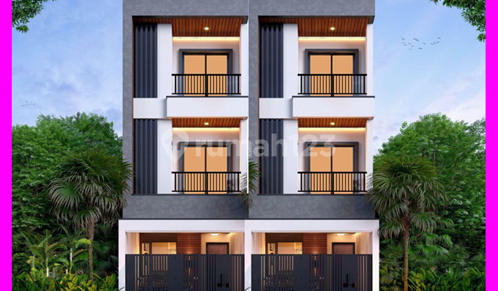 Dhyana Rumah Baru Hadap Timur di Jelambar Ukuran 4 X 14.8