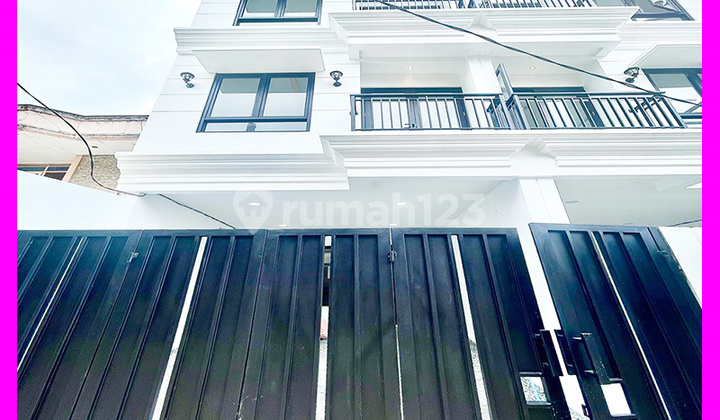 Dhyana Rumah Baru Ukuran 4X14.75m Jalan Lebar di Duri Kepa