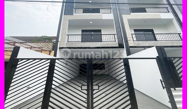 Dhyana Rumah baru ukuran 3.7x18.3m jalan lebar di duri kepa