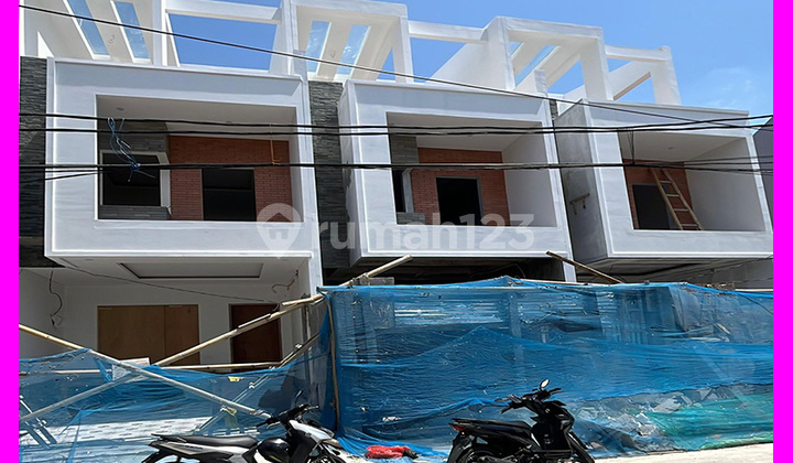 Dhyana New House Size 4.3x18m 3 Car Road in Duri Kepa