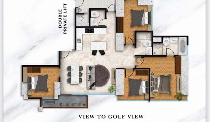 For Rent Hillcrest House Apartment Type 4 Bedroom Fully Furnished