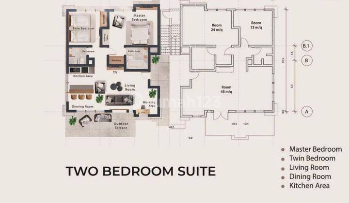 Modern One Two Bedroom Suite At Jimbaran 2