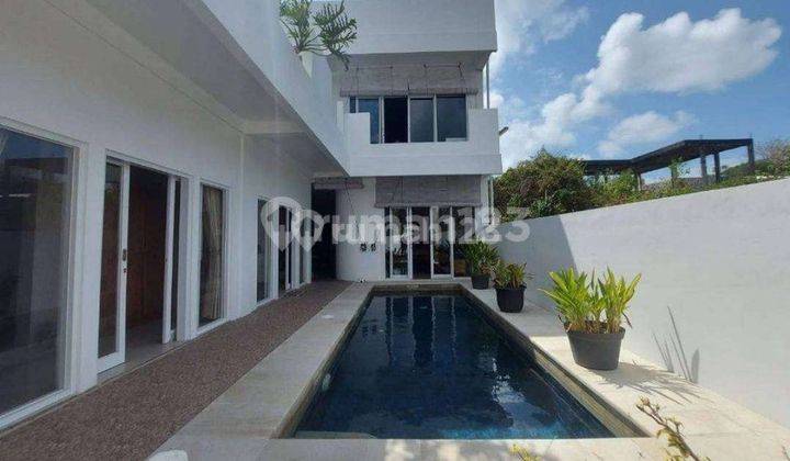 Modern Villa For Sale, 4 Floors, Freehold, In De Green Hills Of Ungasan With Partial Ocean View. 