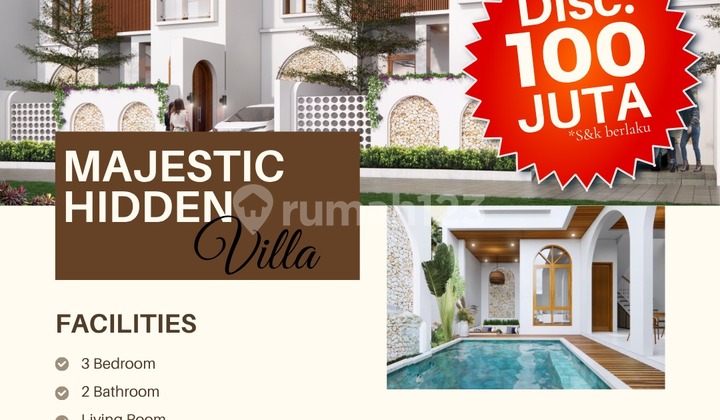 DIJUAL INDENT 8 UNIT VILLA MEWAH yang berlokasi di Ungasan, Bali