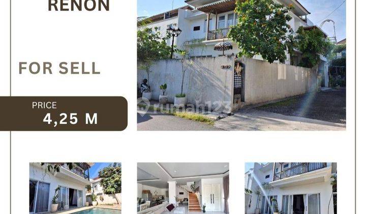 For Sale Hook House With Pool In The Center Of Renon Denpasar Bali

specifications:

Land area: 195m²

Building area: 270m²

Bedrooms: 4

Bathrooms: 3

Swimming pool

facing: East

access to Jalan Mobil Papasan

electricity: 3500kwh

water: 1