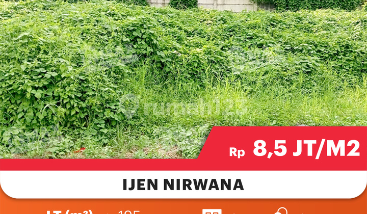 Affordable Plot Land Ready to Build Residences in the Elite Ijen Nirwana Green Leaf Housing, Malang.