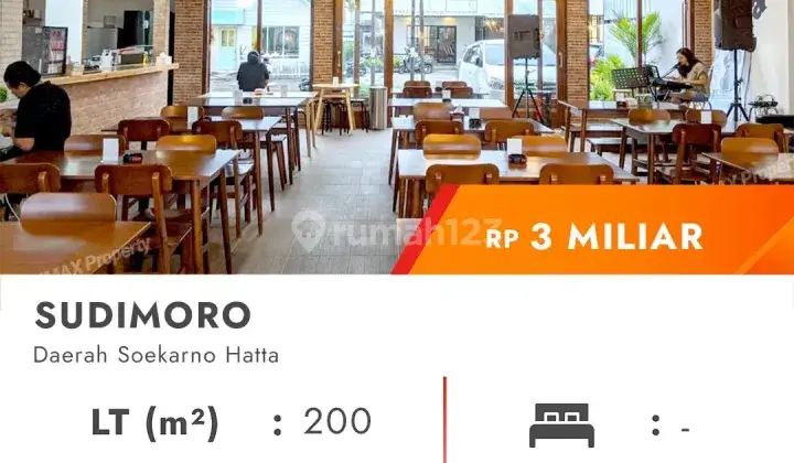 Di Jual Tempat Usaha Lokasi Strategis Di Dekat Sukarno Hatta Dan Kampus UB

Spesifikasi :
• Luas Tanah : 200 m2
• Luas Bangunan : 170 m2
• Kamar Tidur : -
• Kamar Mandi : 2
• Orientasi : Barat
• Air : Sumur & PDAM
• Listrik: 5500
• Status Kepemilikan : SH 2