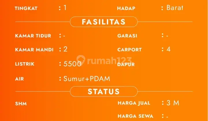Di Jual Tempat Usaha Lokasi Strategis Di Dekat Sukarno Hatta Dan Kampus UB

Spesifikasi :
• Luas Tanah : 200 m2
• Luas Bangunan : 170 m2
• Kamar Tidur : -
• Kamar Mandi : 2
• Orientasi : Barat
• Air : Sumur & PDAM
• Listrik: 5500
• Status Kepemilikan : SH 9