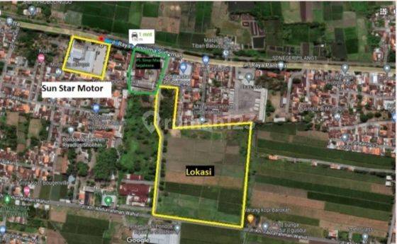 Tanah Murah Posisi Strategis Di Pusat Kota Probolinggo, Akses Jalan Depan Belakang

Luas Tanah : 67.000m² 

Lebar Depan : 48m

Status : 2 SHGB

Lokasi Strategis:

* Hanya 4,8km ke Pelabuhan

* Terdapat 2akses Jalan :
      
      - Jl. Soekarno Hatta 
    4