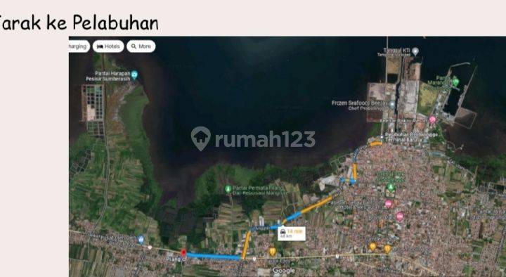 Tanah Murah Posisi Strategis Di Pusat Kota Probolinggo, Akses Jalan Depan Belakang

Luas Tanah : 67.000m² 

Lebar Depan : 48m

Status : 2 SHGB

Lokasi Strategis:

* Hanya 4,8km ke Pelabuhan

* Terdapat 2akses Jalan :
      
      - Jl. Soekarno Hatta 
    7
