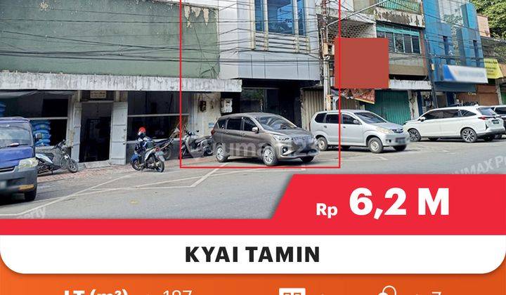 Ruko 3Lantai Di Kyai Tamin Cocok Untuk Perkantoran, Bank, Koperasi

Lokasi Strategis :

- Di Area Komersial Pasar Besar

- Traffic Ramai

- Ada Lift + Semi Furnished

Spesifikasi : 

- Luas Tanah : 187m

- Dimensi Tanah : 5 * 37

- Luas Bangunan : 564m

- 1