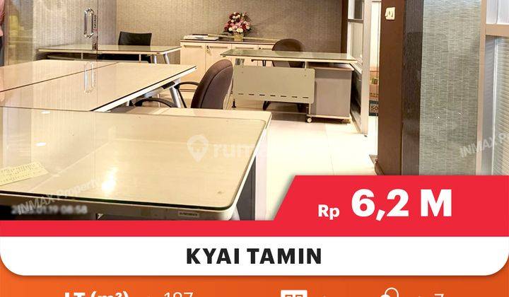 Ruko 3Lantai Di Kyai Tamin Cocok Untuk Perkantoran, Bank, Koperasi

Lokasi Strategis :

- Di Area Komersial Pasar Besar

- Traffic Ramai

- Ada Lift + Semi Furnished

Spesifikasi : 

- Luas Tanah : 187m

- Dimensi Tanah : 5 * 37

- Luas Bangunan : 564m

- 2