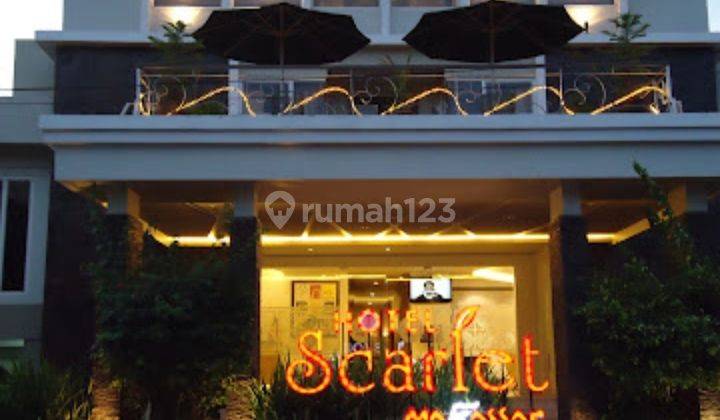 Jual Scarlet Boutiqe Hotel Bintang 3 Masih Operasional Di Kota Makassar

Luas Tanah : 803m

Luas Bangunan : 2100m 

Room : 31

Genset : 100Kva

Bangunan : 3Lantai

Fasilitas :
Ruang Metting

Restaurant

Kitchen 

Ruang Kantor

Merk Dagang, Silakan Di Guna 1