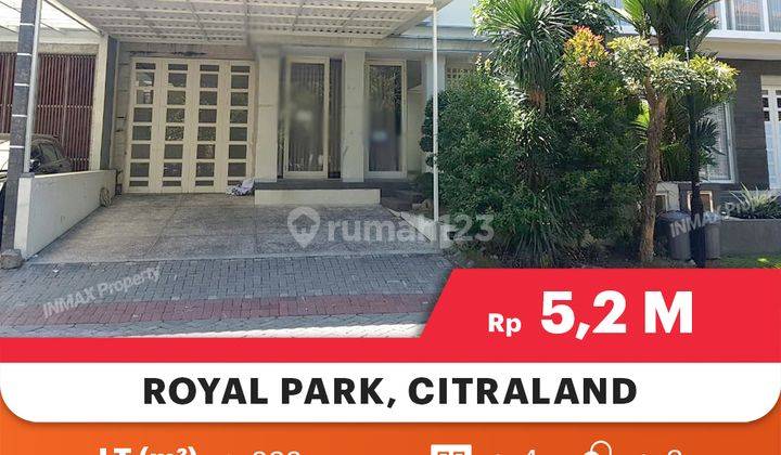 Rumah 2Lantai Siap Huni Semi Furnish Di Royal Park Citraland Surabaya

Lokasi Strategis :

One Gate System

Row Jalan Lebar

Dekat Sekolah, Kampus Dan Mall

Lingkungan Aman Dan Nyaman

Spesifikasi : 

Luas Tanah : 283m²

Dimensi : 10 x 28,3

Luas Bangunan 2