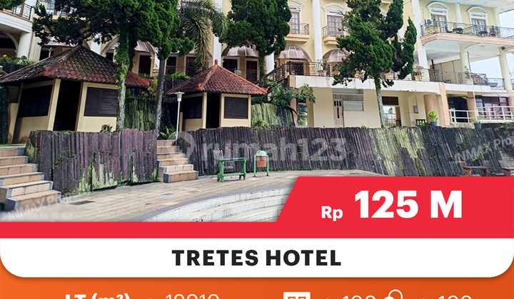 Di Jual Tretes Raya Hotel & Resort Full Furnished, Operasional Normal

Lokasi Strategis : 

View Gunung Welirang

View Gunung Penanggungan

Udara Sejuk

Dekat Wahana Wisata

Spesifikasi :

Luas Tanah : 19.010m²

Luas Bangunan : 4.843m²

Tingkat : 4

Kamar 2