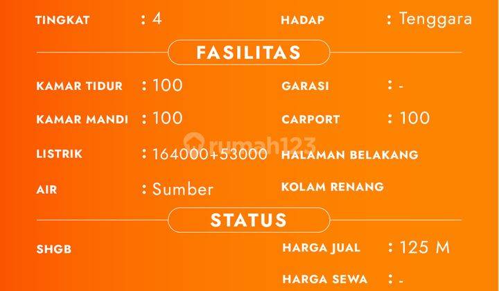 Di Jual Tretes Raya Hotel & Resort Full Furnished, Operasional Normal

Lokasi Strategis : 

View Gunung Welirang

View Gunung Penanggungan

Udara Sejuk

Dekat Wahana Wisata

Spesifikasi :

Luas Tanah : 19.010m²

Luas Bangunan : 4.843m²

Tingkat : 4

Kamar 11