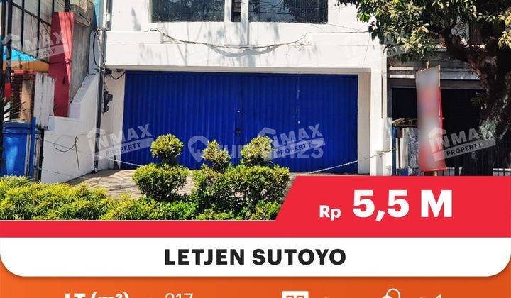 Ruko Murah 2Lantai Siap Utk Usaha + Kantor Di Jl. Letjen Sutoyo Malang

Luas Tanah: 217m²
Luas Bangunan:400m²
Air : Sumur
Hadap Barat
Listrik : 11.000 Watt
Status SHM

Lokasi Tanah Strategis Di Pusat Kota
Cocok Untuk Usaha Dan Investasi
Harga 5,5Millyard  1