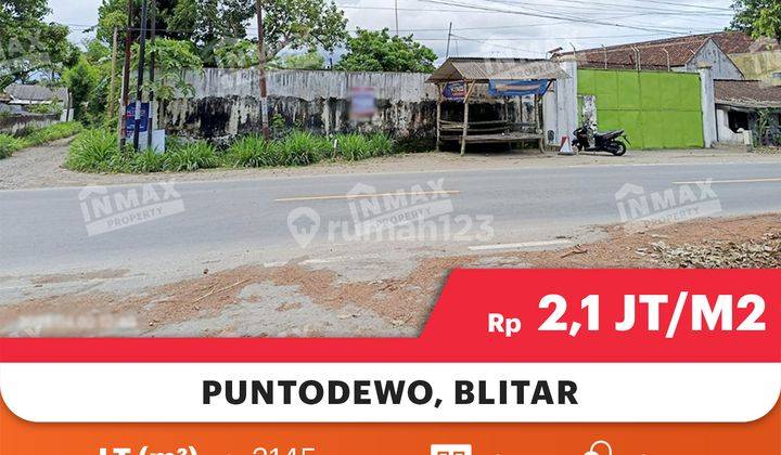 Gudang+Tanah Luas Siap Untuk Usaha Di Jl Raya Biluk Kademangan Blitar 

Lokasi Strategis : 

Row Jalan Lebar

Lingkungan Aman

Spesifikasi :

Luas Tanah : 3145m

Luas Bangunan : 300m

Listrik : 450w

Air : Sumur

Hadap : Barat Saya

Harga : 2,1Juta/m² Neg 2