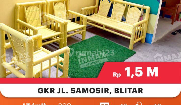 Rumah Kost Full Furnished Sudah Operasional Di GKR Jl. Samosir Blitar

Lokasi Strategis : 

Dekat RS Mardi Waluyo Blitar

Dekat Area Komersil

Lingkungan Aman Dan Nyaman

Spesifikasi : 

Luas Tanah : 200m²

Luas Bangunan : 205m²

Kamar Tidur : 12

Kamar M 4