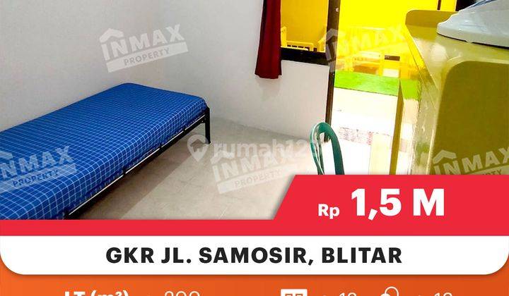 Rumah Kost Full Furnished Sudah Operasional Di GKR Jl. Samosir Blitar

Lokasi Strategis : 

Dekat RS Mardi Waluyo Blitar

Dekat Area Komersil

Lingkungan Aman Dan Nyaman

Spesifikasi : 

Luas Tanah : 200m²

Luas Bangunan : 205m²

Kamar Tidur : 12

Kamar M 6