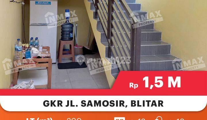 Rumah Kost Full Furnished Sudah Operasional Di GKR Jl. Samosir Blitar

Lokasi Strategis : 

Dekat RS Mardi Waluyo Blitar

Dekat Area Komersil

Lingkungan Aman Dan Nyaman

Spesifikasi : 

Luas Tanah : 200m²

Luas Bangunan : 205m²

Kamar Tidur : 12

Kamar M 9