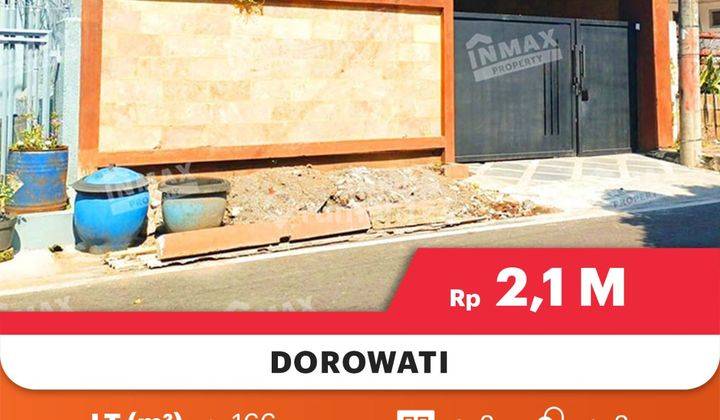 Rumah Siap Huni Semi Furnish Di Jl. Dorowati, Dekat Sekolah Dan Mall

Lokasi Strategis : 

Dekat Area Komersil

Lingkungan Aman Dan Nyaman

Spesifikasi :

Luas Tanah : 166²

Luas Bangunan : 150²

Kamar Tidur : 2

Kamar Mandi : 2

Tingkat : 1

Listrik : 35 1