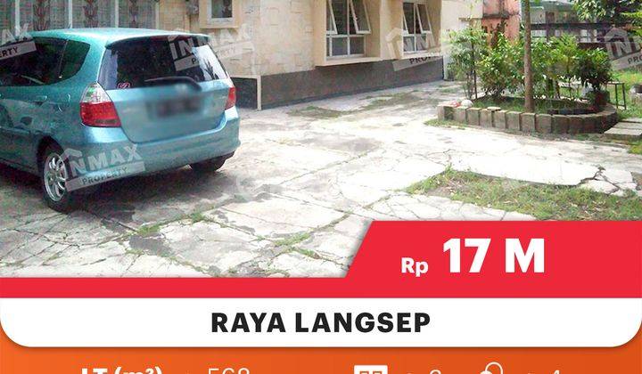 Rumah Hitung Tanah Di Jl. Raya Langsep, Lebar Depan 18M Cocok Utk Usaha

Lokasi Strategis :

Dekat Sekolah

Dekat Kampus

Dekat Mall Dan Area Komersil

Spesifikasi :

Luas Tanah : 568m²

Luas Bangunan : 450m²

Tingkat : 1,5Lantai

Kamar Tidur : 6

Kamar M 1