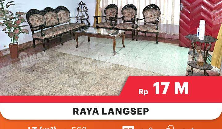 Rumah Hitung Tanah Di Jl. Raya Langsep, Lebar Depan 18M Cocok Utk Usaha

Lokasi Strategis :

Dekat Sekolah

Dekat Kampus

Dekat Mall Dan Area Komersil

Spesifikasi :

Luas Tanah : 568m²

Luas Bangunan : 450m²

Tingkat : 1,5Lantai

Kamar Tidur : 6

Kamar M 2