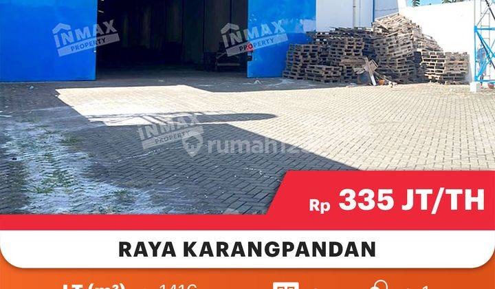 Di Sewakan Gudang Siap Untuk Usaha Di 0 Jalan Raya Karangpandan Pakisaji


Lokasi Strategis :

0 Jalan Raya Provinsi

Akses Kontainer

Lingkungan Aman

Spesifikasi :

Luas Tanah : 1406m²

Luas Bangunan : 1102m²

Kamar Mandi : 1

Listrik : 2200Watt

Air :  2