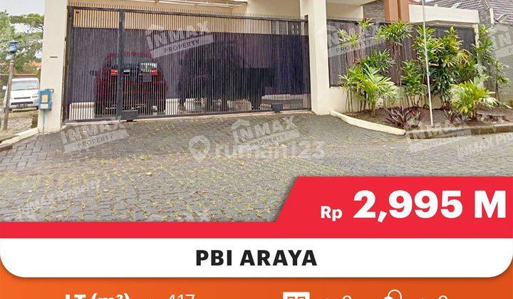 Rumah Murah Luas 417, Bangunan Terawat Bagus Siap Huni Di PBI Araya 

Lokasi Strategis : 

Dekat Mall Plaza Araya

Dekat Pintu Tol Karanglo

Dekat Bandara Abd Rahman Saleh

Dekat Terminal Arjosari

Dekat Kampus Binus

Lingkungan Aman Dan Nyaman

Spesifika 1