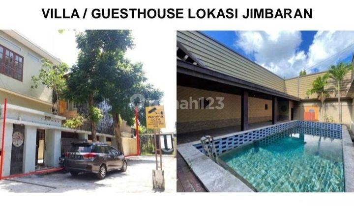 Cheap Villa / Guest House Strategic Location in Jimbaran Park, South Kuta 


Specifications:


Land area: 529m²


Building area: 665m²


Level 2


Bedrooms: 5


Bathrooms: 6


PLN: 3500 Watts


Water: Drilled Well 


Facing: East 


Swimming Poo 1