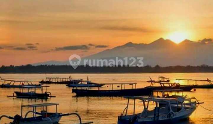 Dijual Lahan Di Lombok Utara Lokasi Sangat Baguspinggir Jalan Raya Senggigi Dengan Garis Pantai/ Beach Fronttepat Di Teluk Naru Pelabuhan Private Boat Ke Gili Dan Bali 