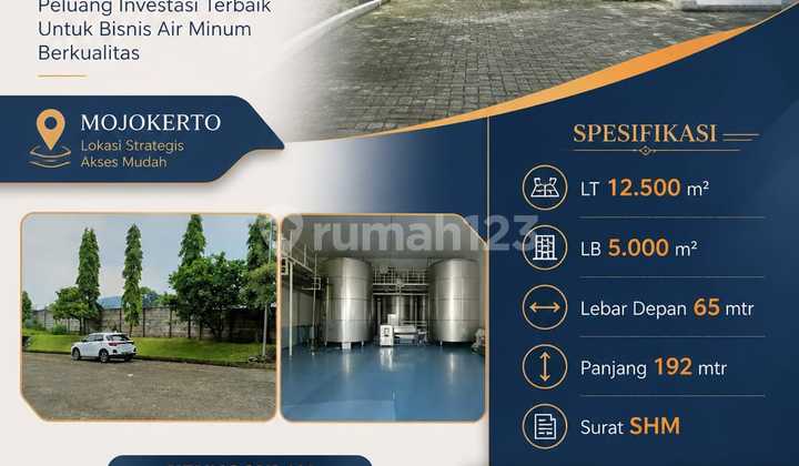 Di Jual Pabrik Air Minum di Mojokerto