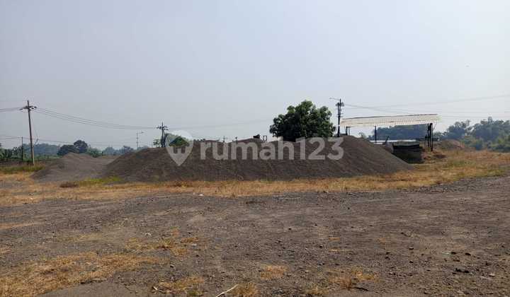 For Sale, Strategic Land Ex Stone Crusher Factory Location at the Start of Mojosari Main Road